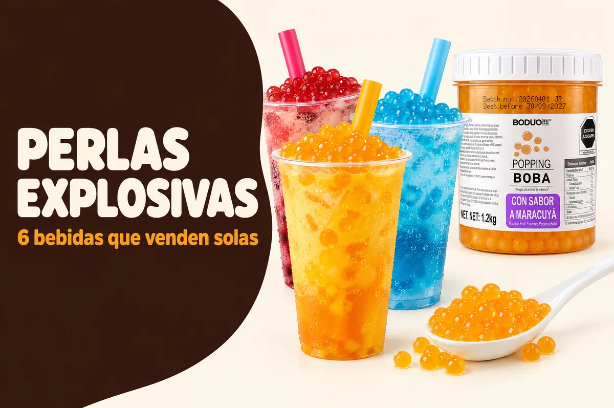 Perlas explosivas: 6 bebidas que venden solas