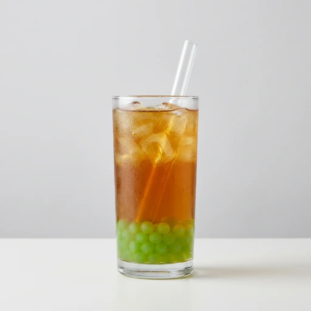 Modo de uso: bebida con perlas