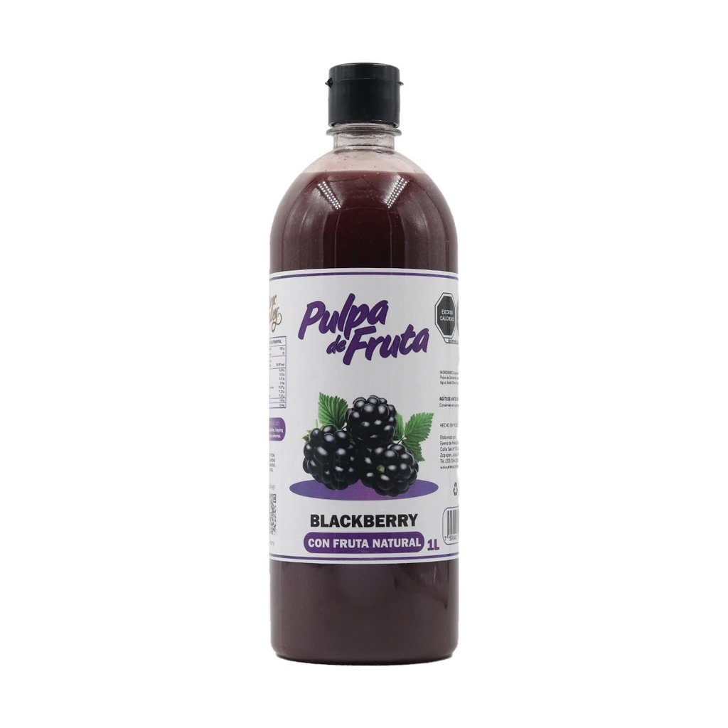 [PUL-0002] Pulpa Natural Blackberry (Zarzamora) Drac Valley 1LT