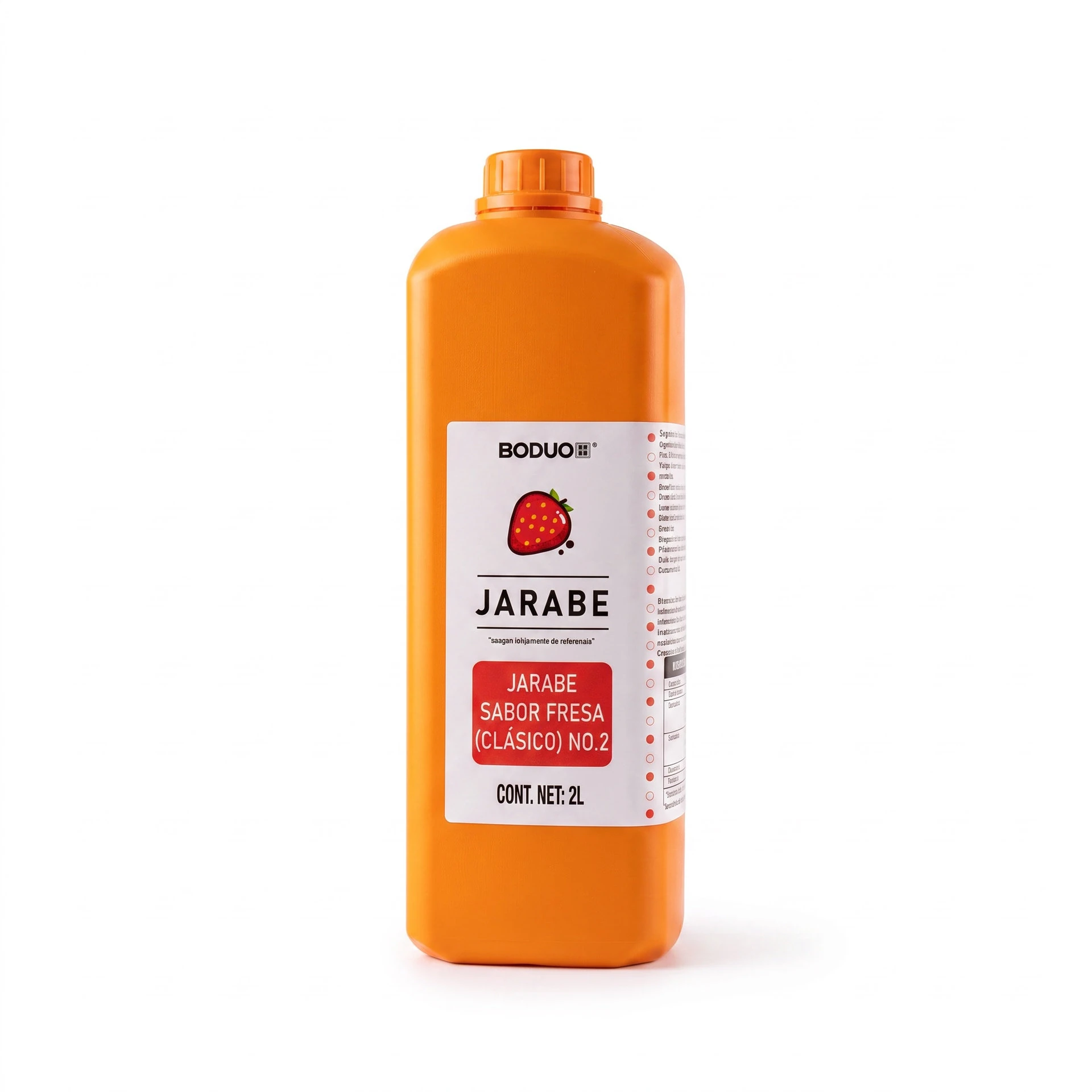 Jarabe Sabor Fresa Boduo 2LT