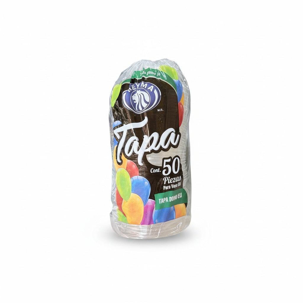 [TLED-1068] Tapa Línea Eu Domo Frappé Reyma 50 Pzs