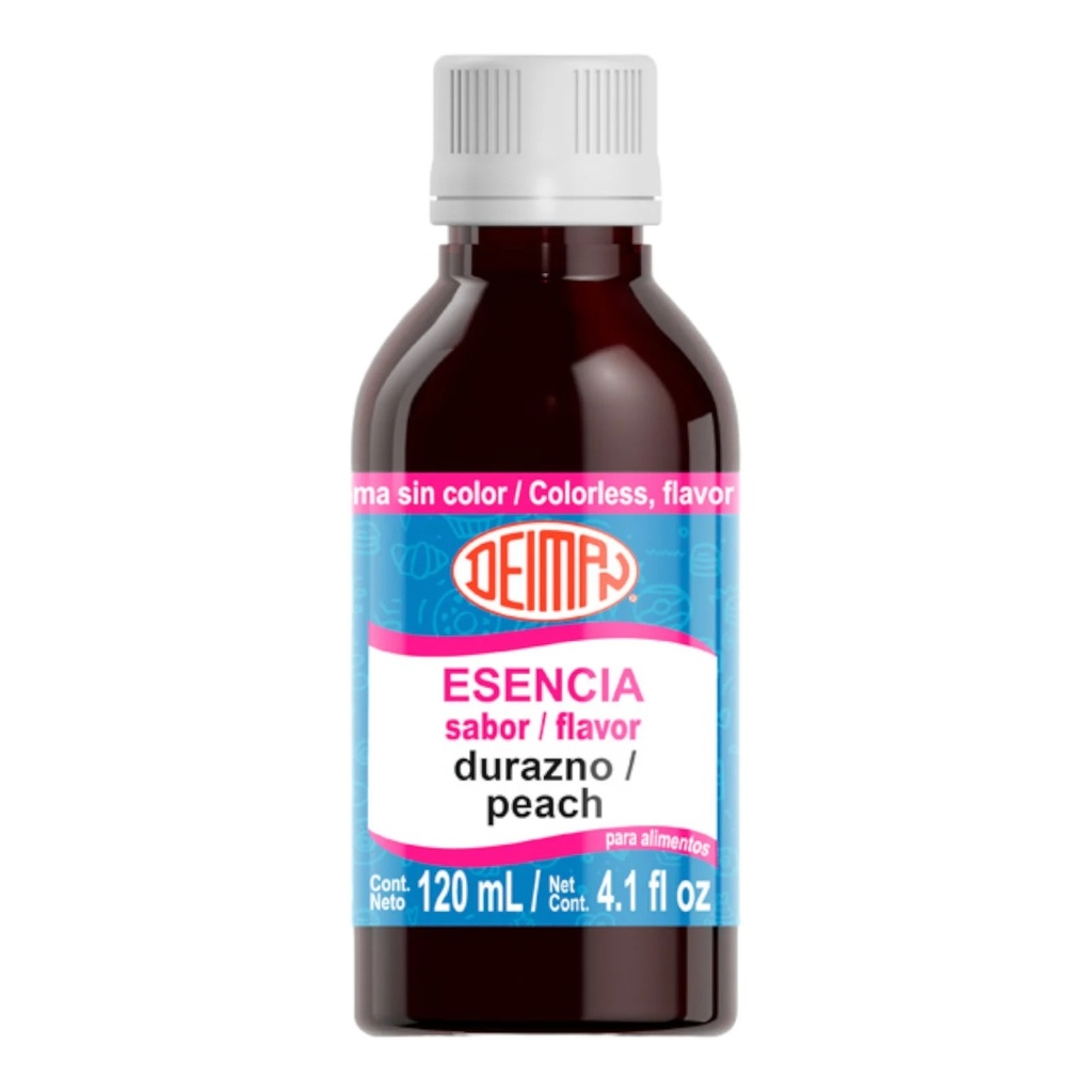 [ESE-0016] Esencia Durazno Deiman 120ML (Sabor y Aroma sin Color)