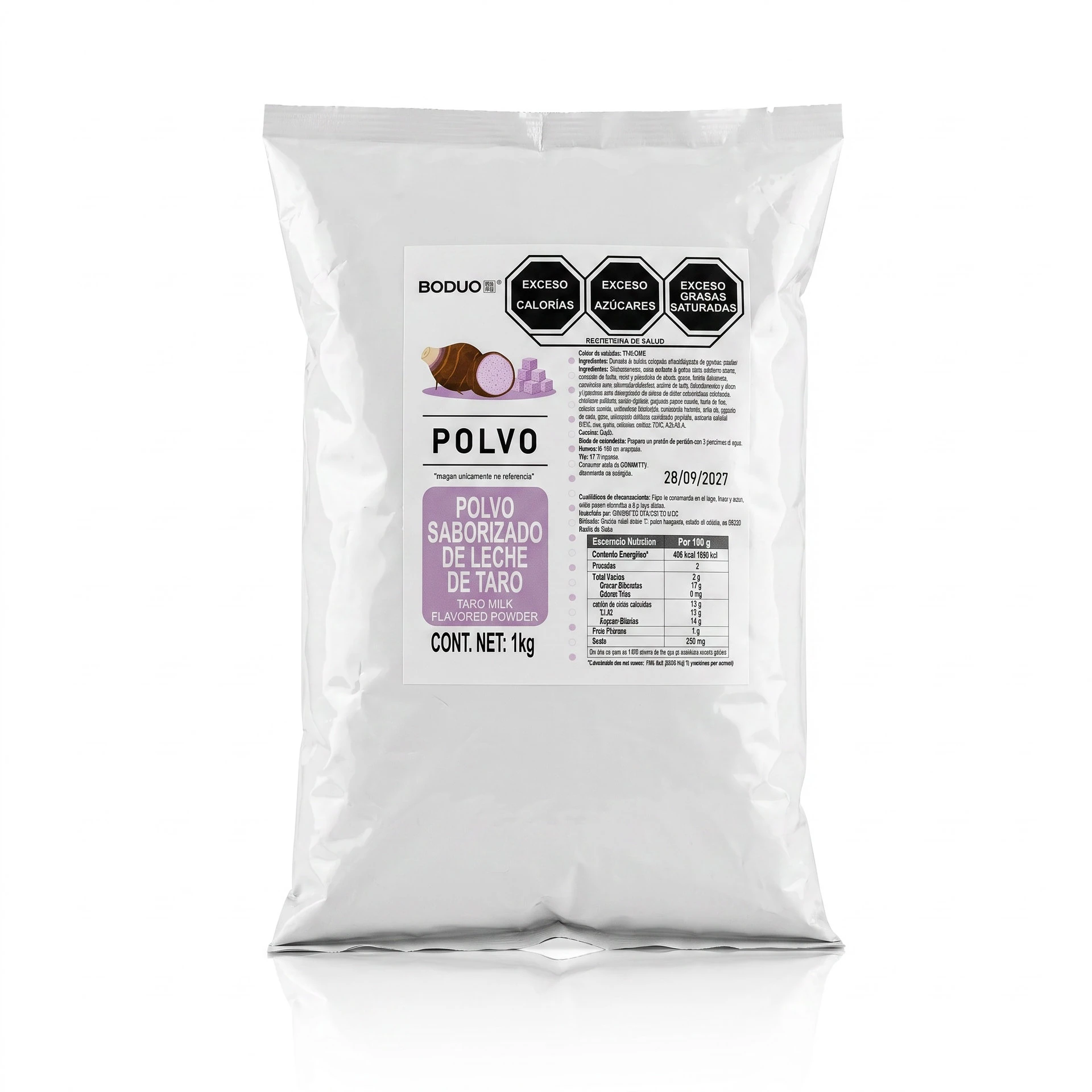 [PPBD-TAR-1221] Polvo para Preparar Bebidas Sabor Taro Boduo